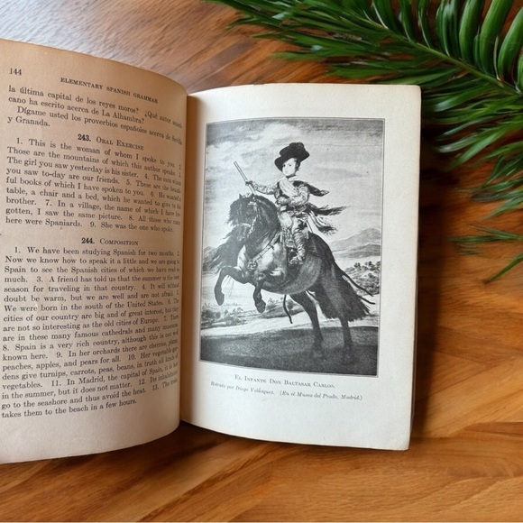Vintage 1924 Elementary Spanish Grammar by Espinosa & Allen – Hardcover - Picture 11 of 13